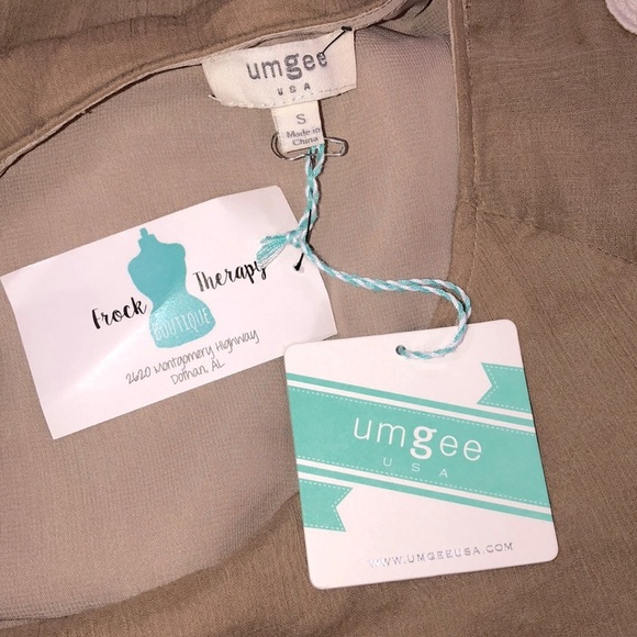 Umgee small tan dress - Picture 5 of 7